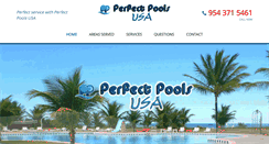 Desktop Screenshot of myperfectpool.com